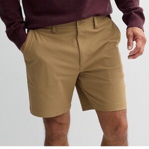 FLX Premium 8-Inch Shorts Size Men’s 40 Color Tan